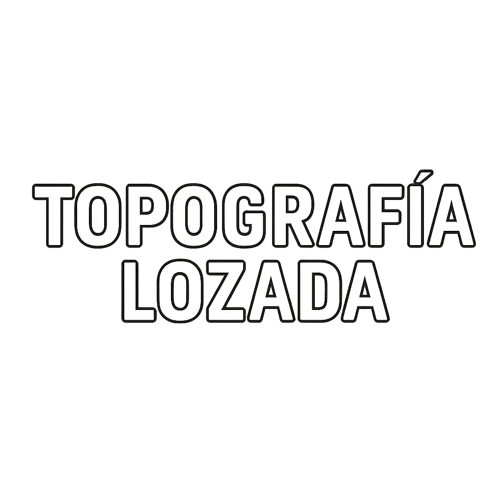 Topografía Lozada - Texto del logo